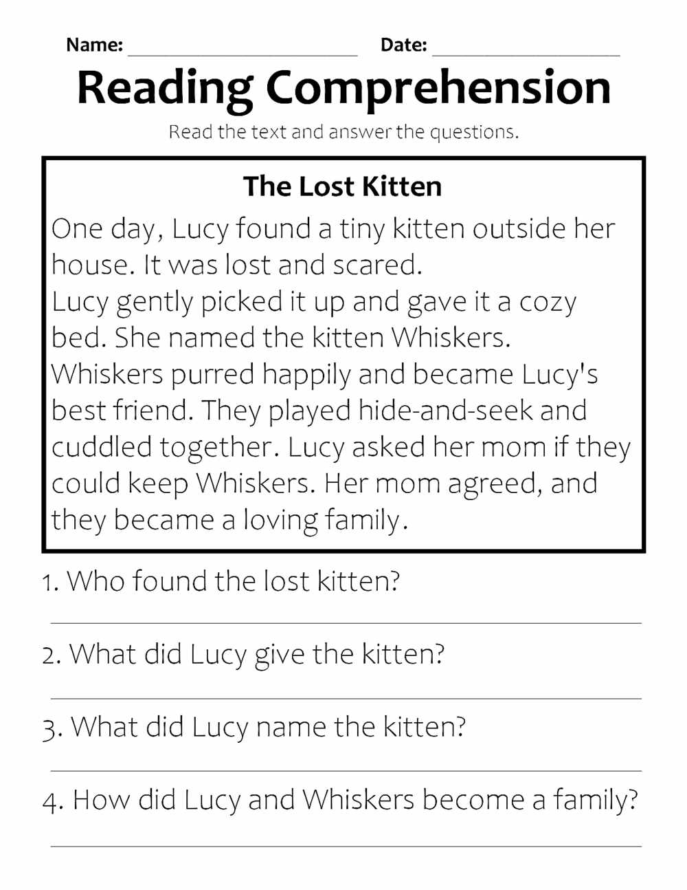The Lost Kitten